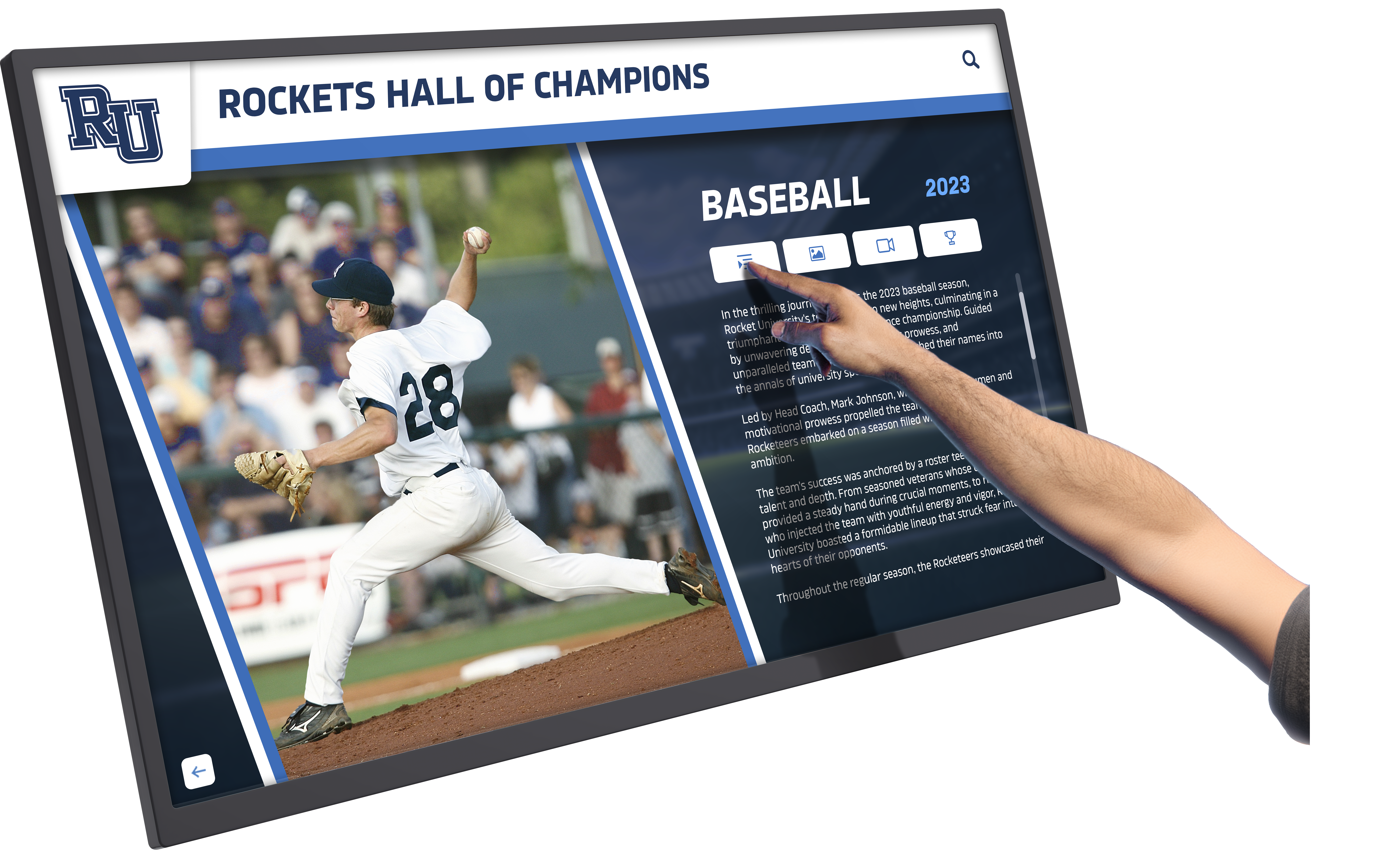 Interactive Touch Screen TV: How Schools Use Large-Format Touch Displays for Recognition and Storytelling